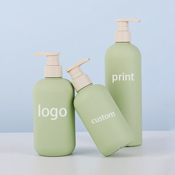 empty shampoo bottles with pump